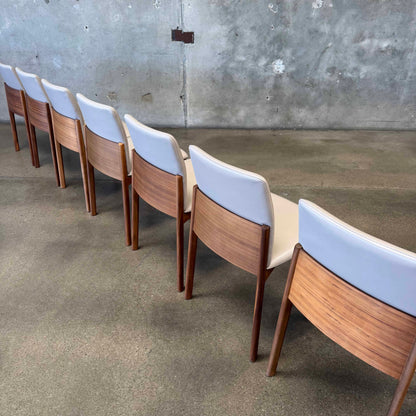 Set of 8 "Contour Chairs" By Jonah Takagi and Hallgeir Homstvedt