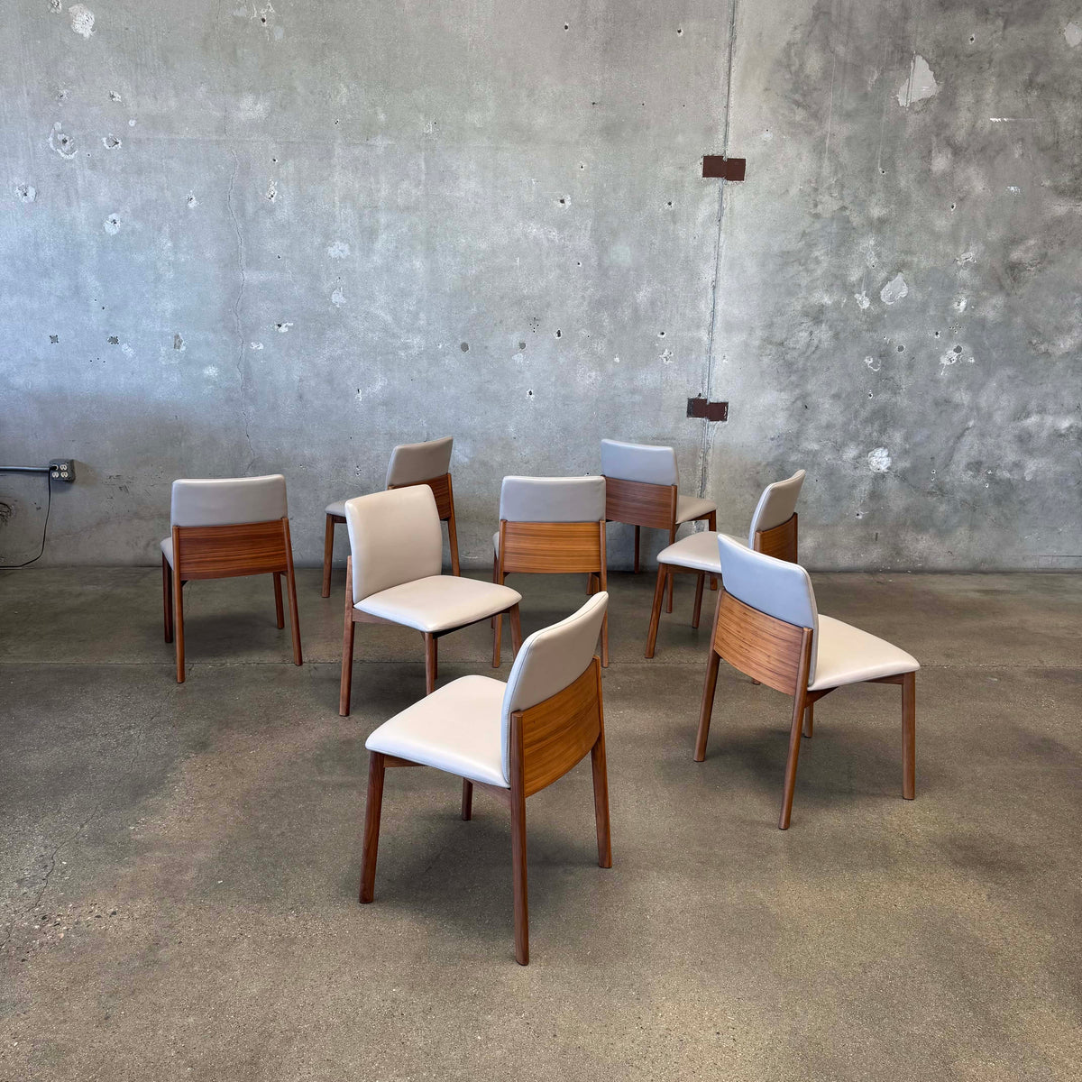 Set of 8 "Contour Chairs" By Jonah Takagi and Hallgeir Homstvedt