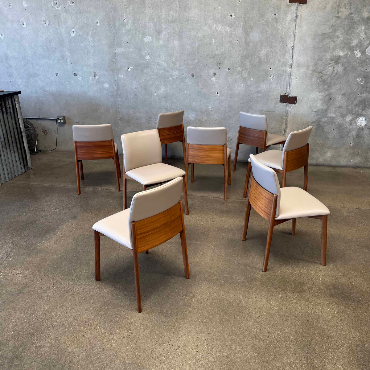 Set of 8 "Contour Chairs" By Jonah Takagi and Hallgeir Homstvedt