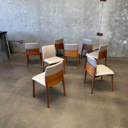 Set of 8 "Contour Chairs" By Jonah Takagi and Hallgeir Homstvedt
