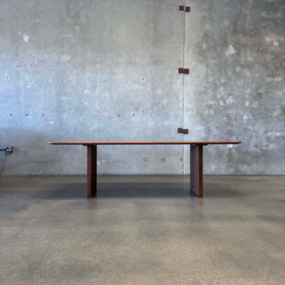 Walnut "Ten Table" Designed By Christian Troels & Jacob Plejdrup For DK3. C. 2019