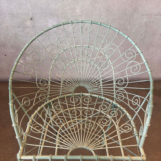 Salterini Type Iron Wire Chair Vintage