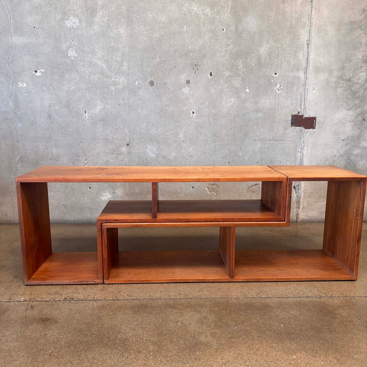 Mid Century Modern Modular Bookshelf/ Entertainment Unit