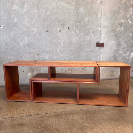 Mid Century Modern Modular Bookshelf/ Entertainment Unit