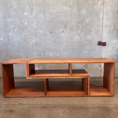 Mid Century Modern Modular Bookshelf/ Entertainment Unit