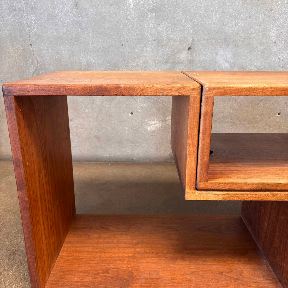 Mid Century Modern Modular Bookshelf/ Entertainment Unit