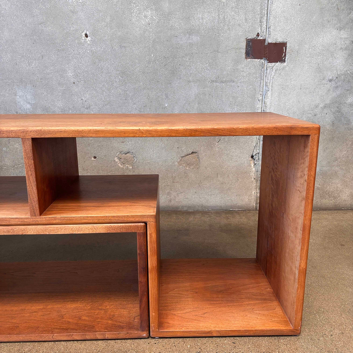 Mid Century Modern Modular Bookshelf/ Entertainment Unit