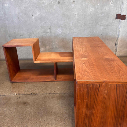 Mid Century Modern Modular Bookshelf/ Entertainment Unit
