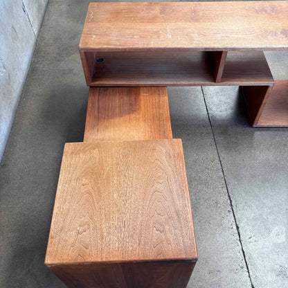 Mid Century Modern Modular Bookshelf/ Entertainment Unit