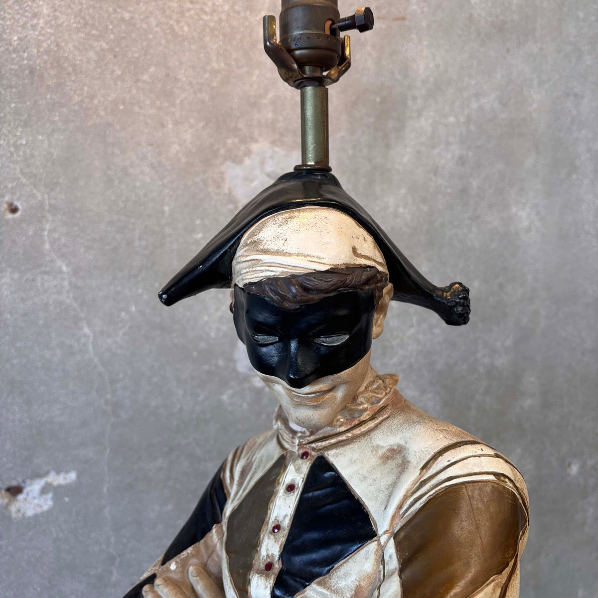 Vintage Harlequin Lamp