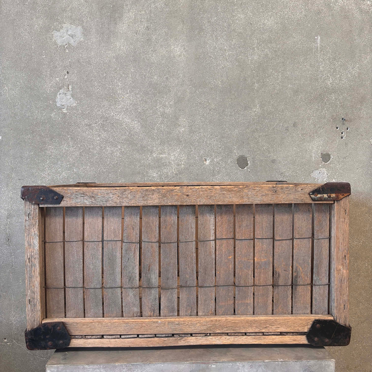Large Wood Factory Crate 1940's