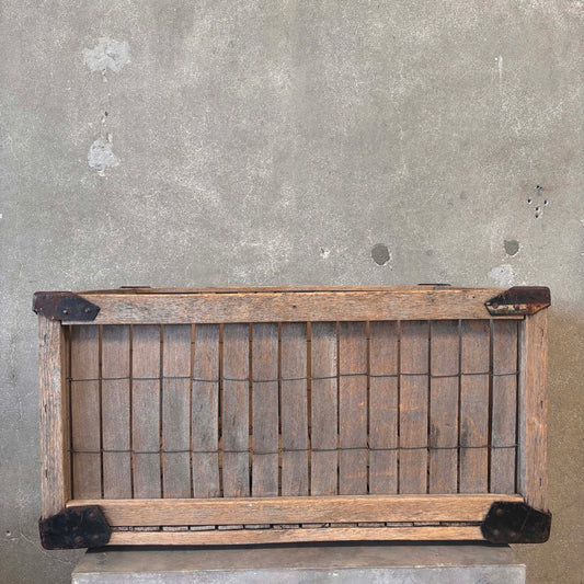 Large Wood Factory Crate 1940's
