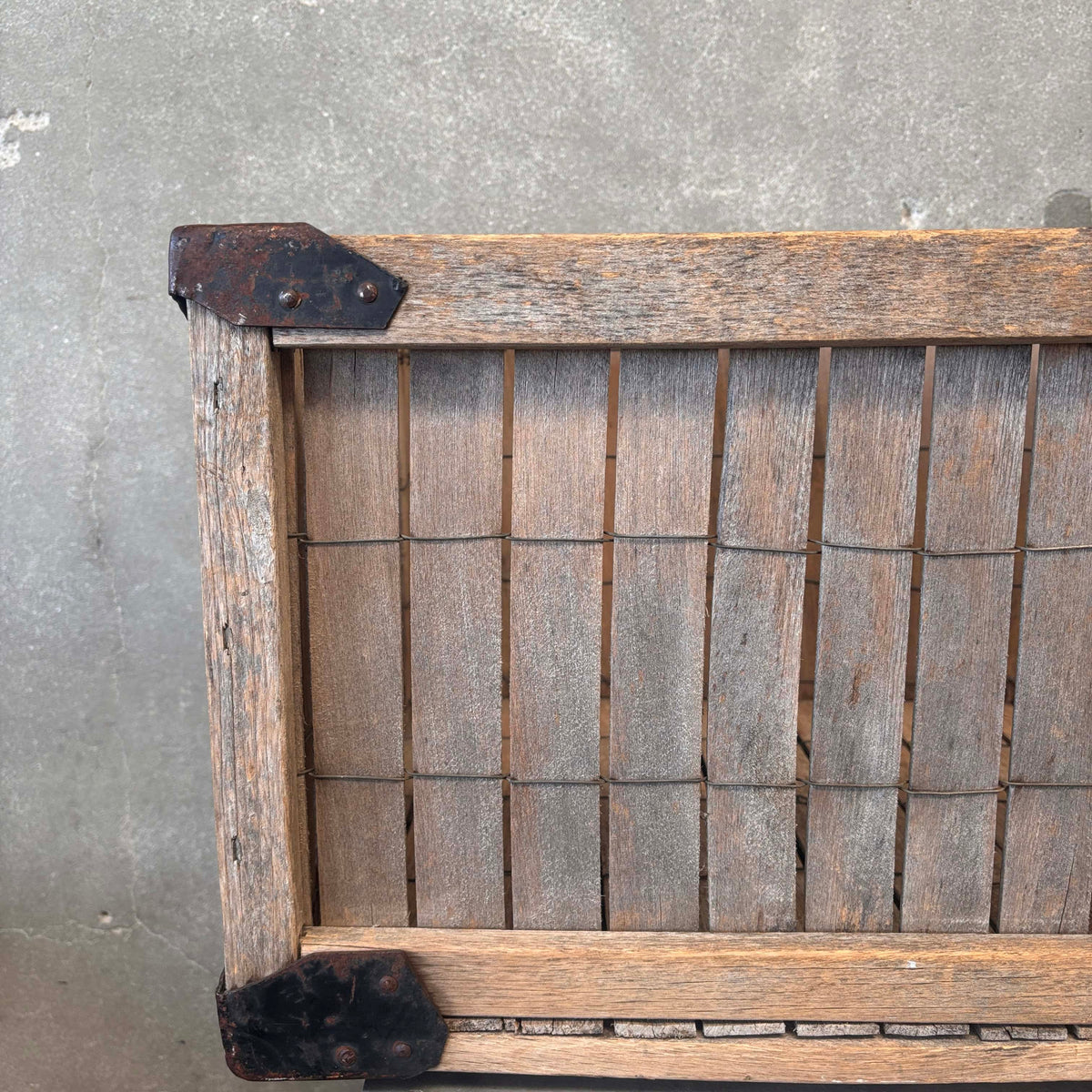 Large Wood Factory Crate 1940's