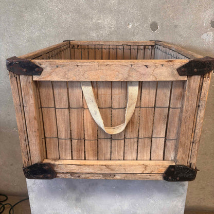 Large Wood Factory Crate 1940's
