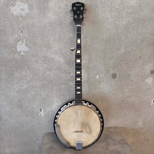 Vintage 1970's Lotus G-String Resonator Banjo