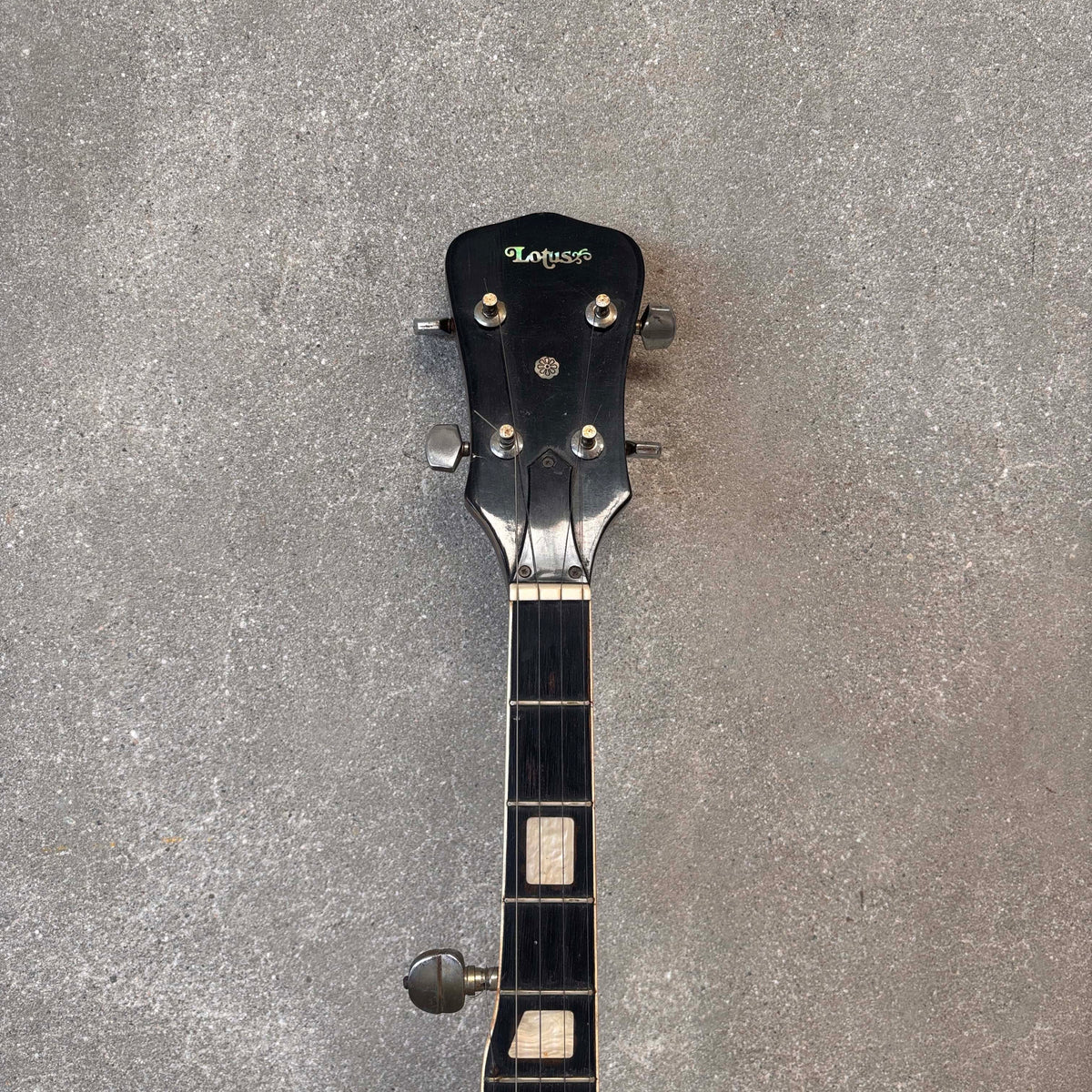 Vintage 1970's Lotus G-String Resonator Banjo