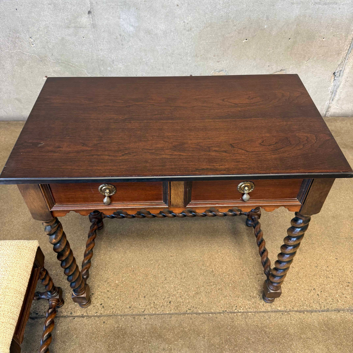 Vintage Desk & Stool