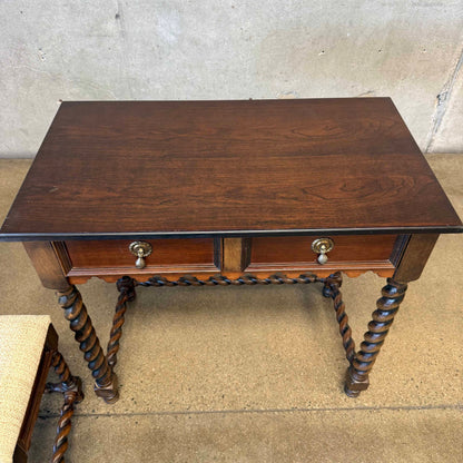 Vintage Desk & Stool