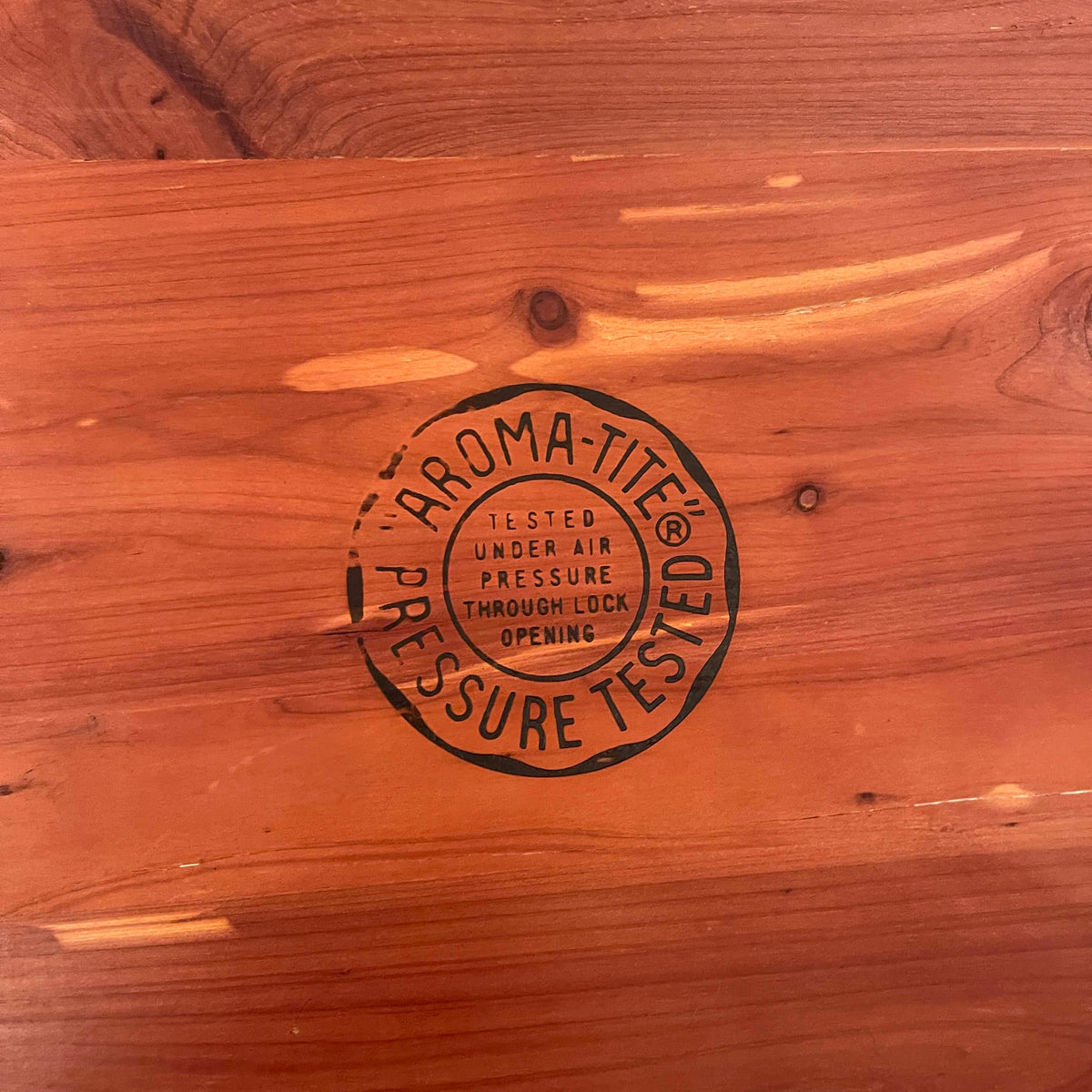 Mid Century Modern Lane Cedar Walnut Hope Chest-Bench