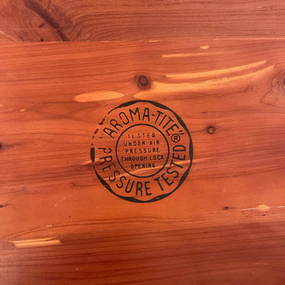Mid Century Modern Lane Cedar Walnut Hope Chest-Bench