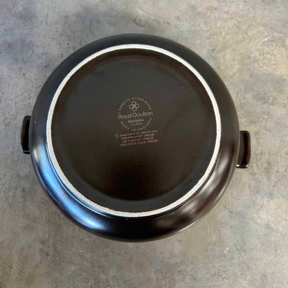 MCM Royal Doulton Large Covered Pot