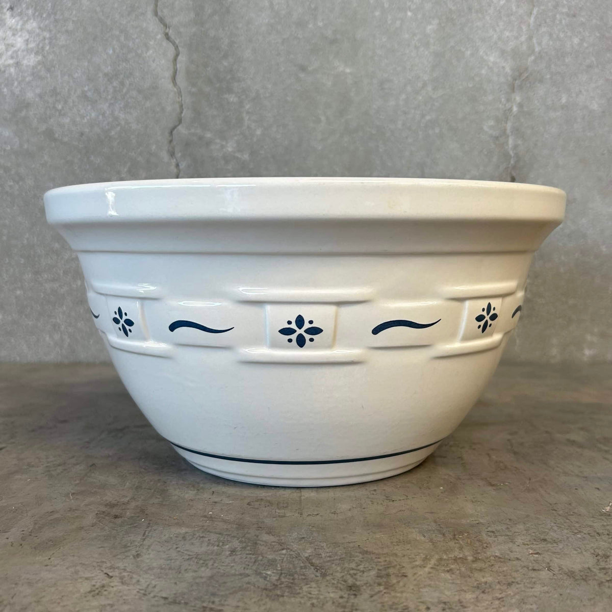 Longa Berger Pottery Large Mixing Bowl