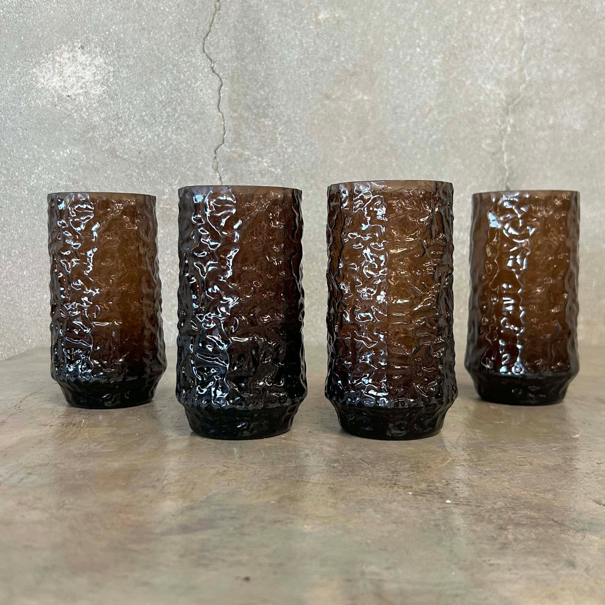 Set of 4 MCM Water Glasses by Lenox