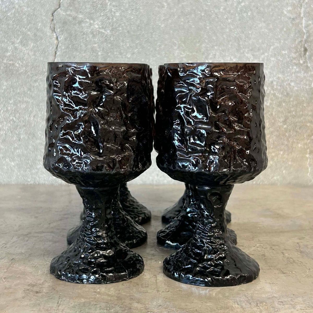 Set of 6 MCM Small Wine / Water Goblets by Lenox