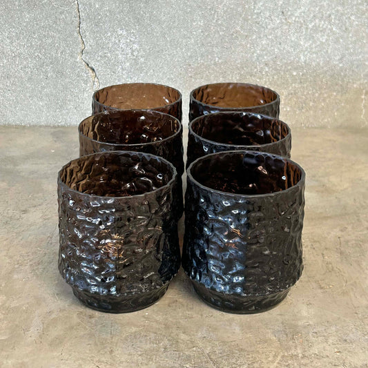 Set of 6 MCM Rocks Glasses by Lenox