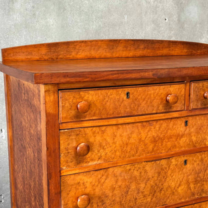 Antique Chest of Drawers w/ Burl Veneer