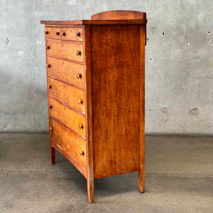 Antique Chest of Drawers w/ Burl Veneer