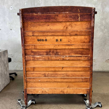 Antique Chest of Drawers w/ Burl Veneer