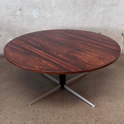 Mid Century Westnofa Rosewood Adjustable Dining Coffee Table