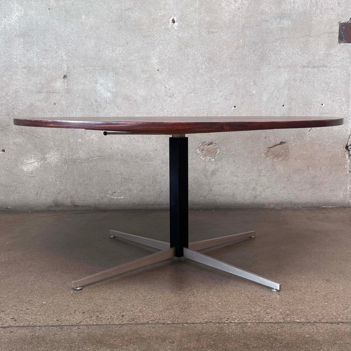 Mid Century Westnofa Rosewood Adjustable Dining Coffee Table