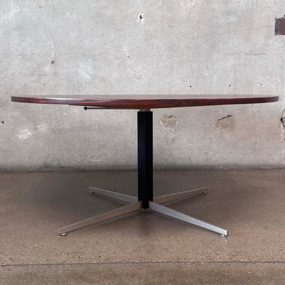 Mid Century Westnofa Rosewood Adjustable Dining Coffee Table