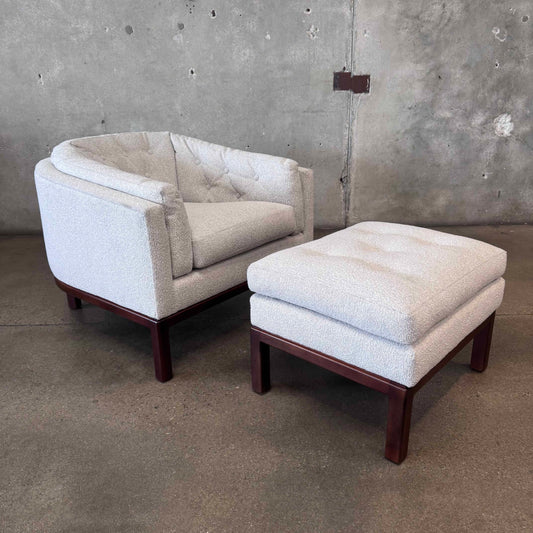 Mid Century Metropolitan Lounge Chair & Ottoman