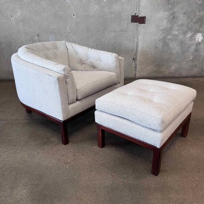 Mid Century Metropolitan Lounge Chair & Ottoman