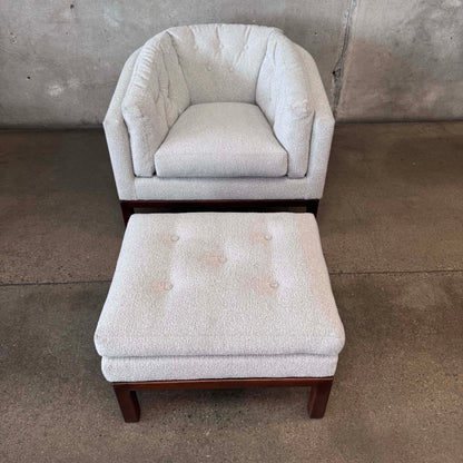 Mid Century Metropolitan Lounge Chair & Ottoman