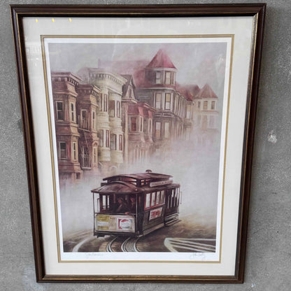 John Kelly Lithograph San Francisco Hand Signed