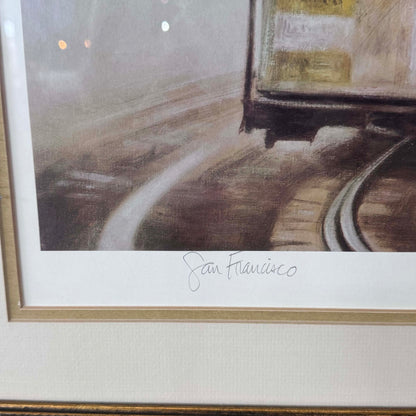 John Kelly Lithograph San Francisco Hand Signed