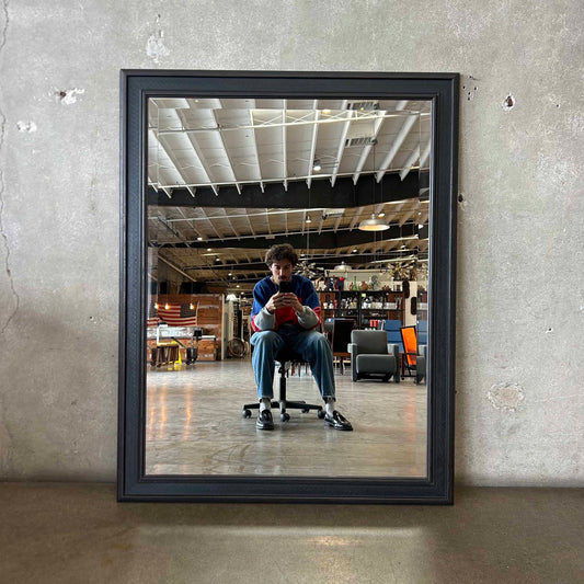 Large Wood Framed Mirror