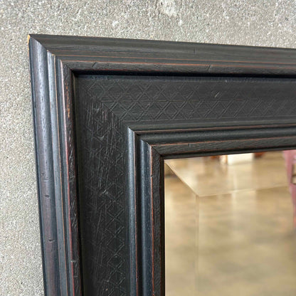 Large Wood Framed Mirror