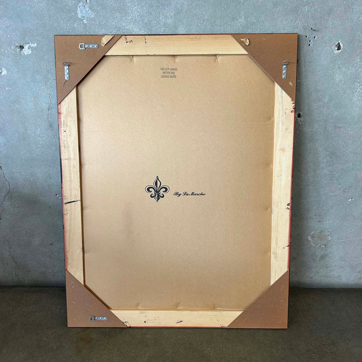 Large Wood Framed Mirror