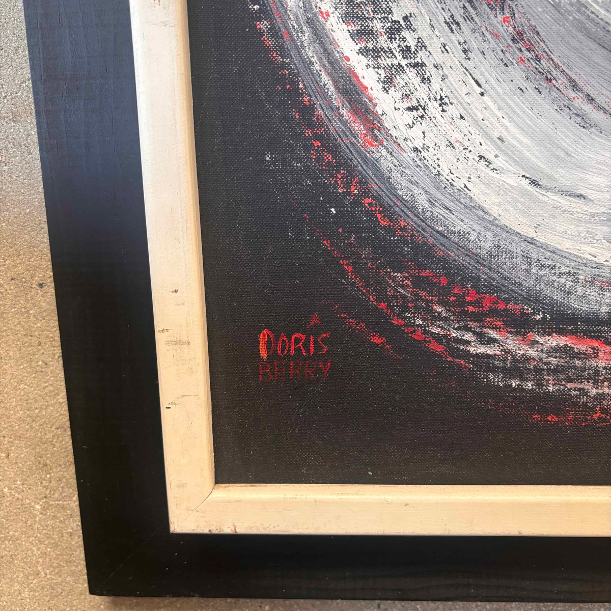 Mid Century Modern Painting By Doris Berry C. 1960
