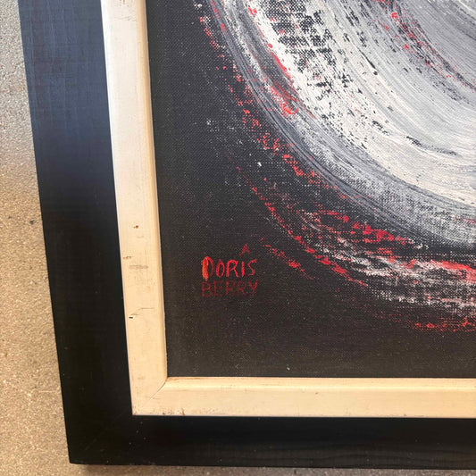 Mid Century Modern Painting By Doris Berry C. 1960