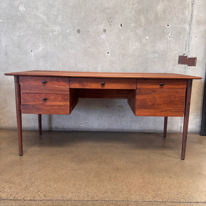 Kendall Walnut Mid Century Modern Desk