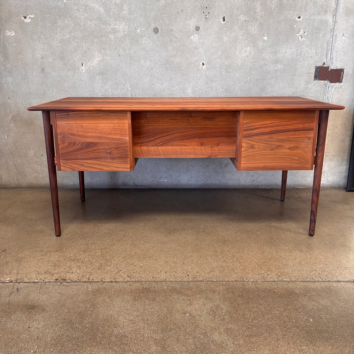 Kendall Walnut Mid Century Modern Desk