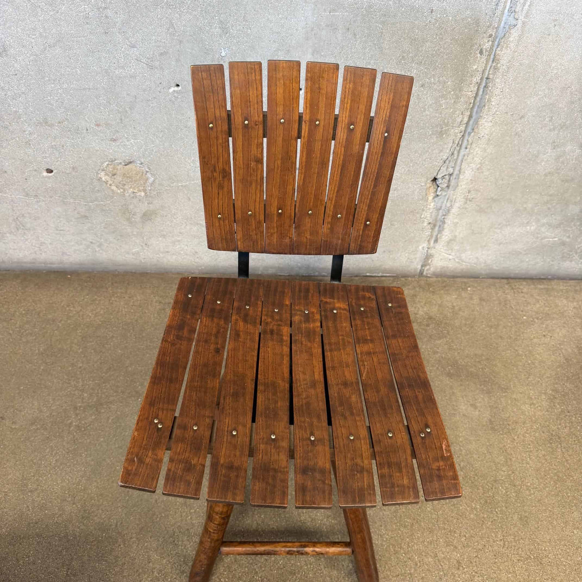 Vintage Set Of 4 Swivel Dining Chairs