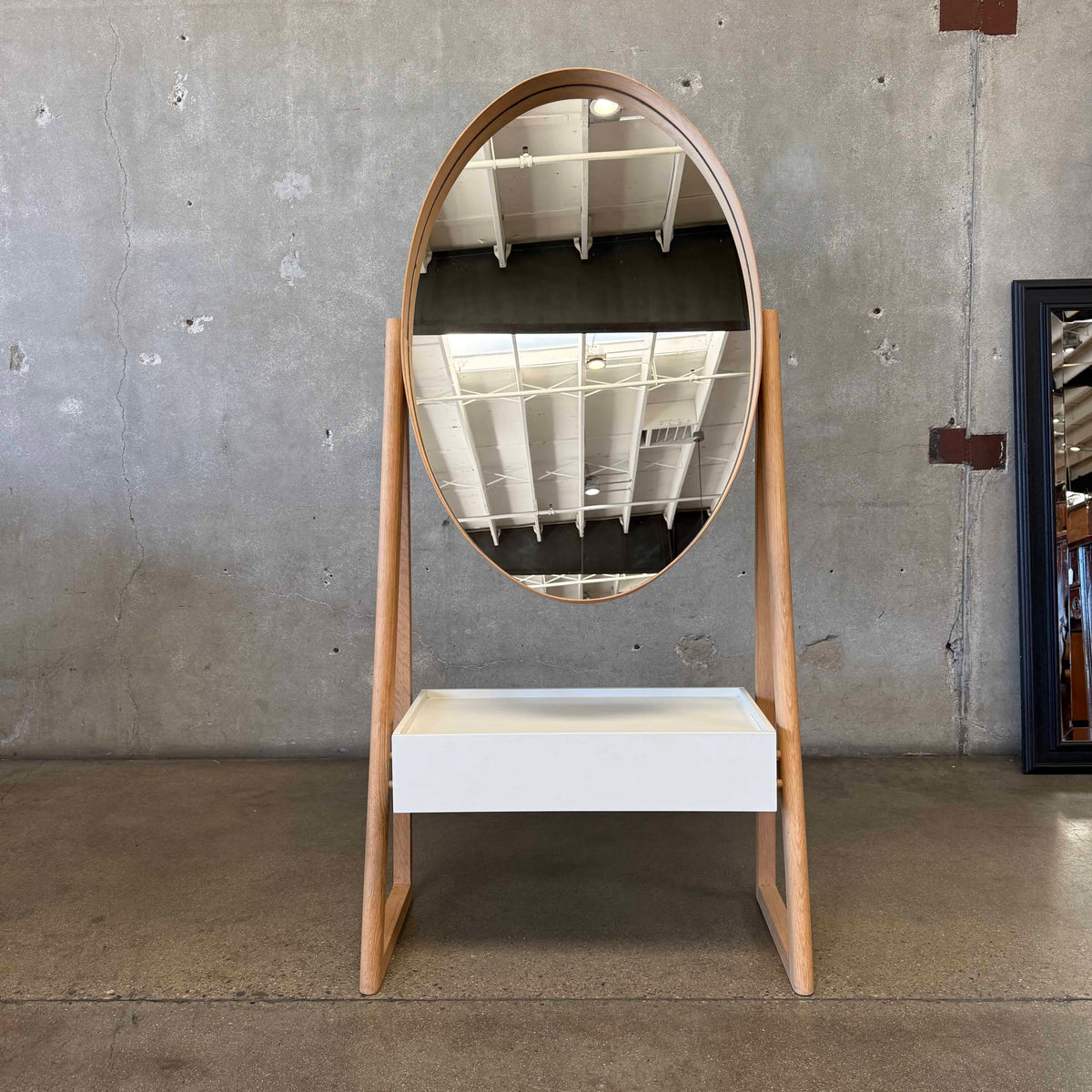Pinch "Iona Cheval Mirror With Drawer
