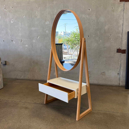 Pinch "Iona Cheval Mirror With Drawer